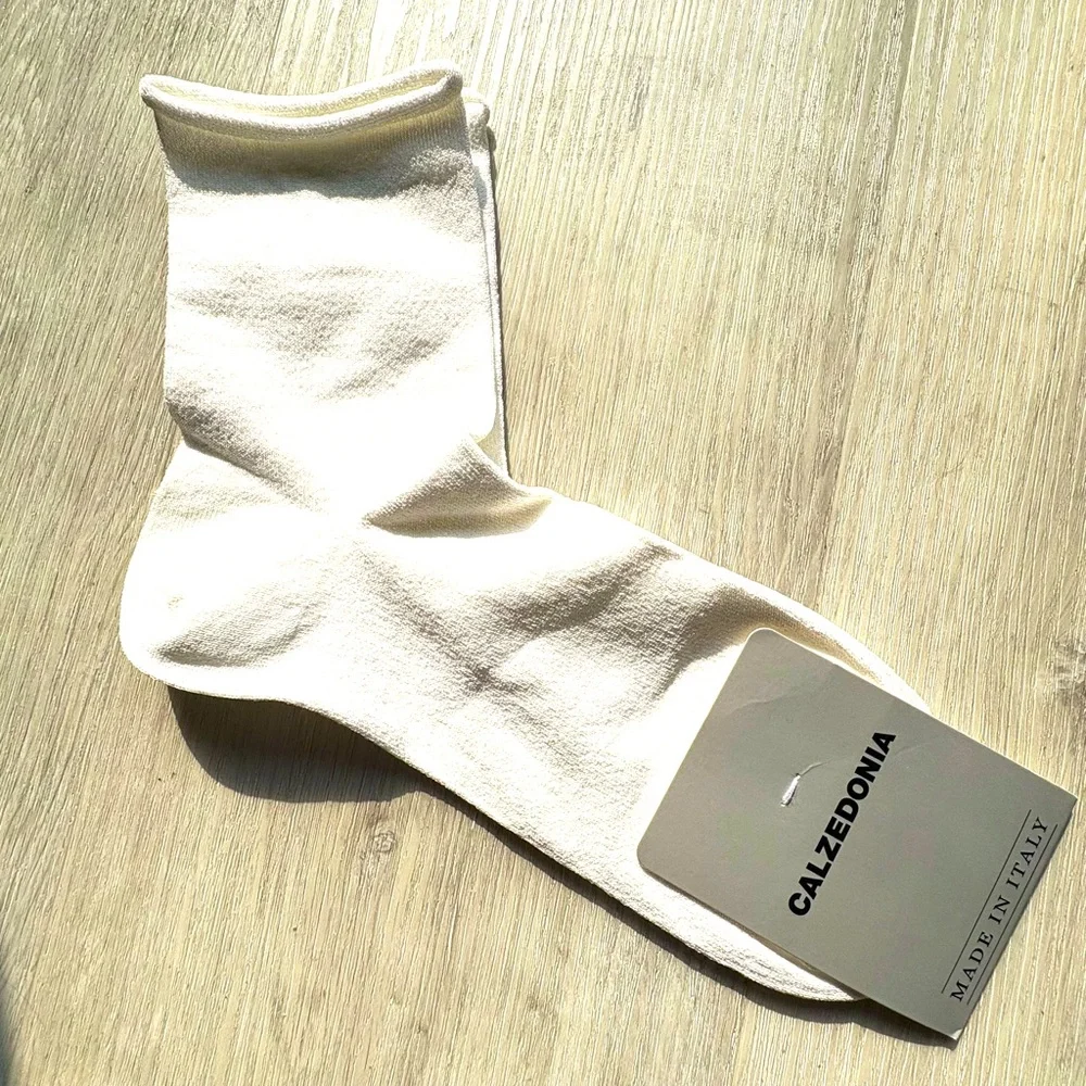 White Sparkle Glitter Ankle Socks NWT